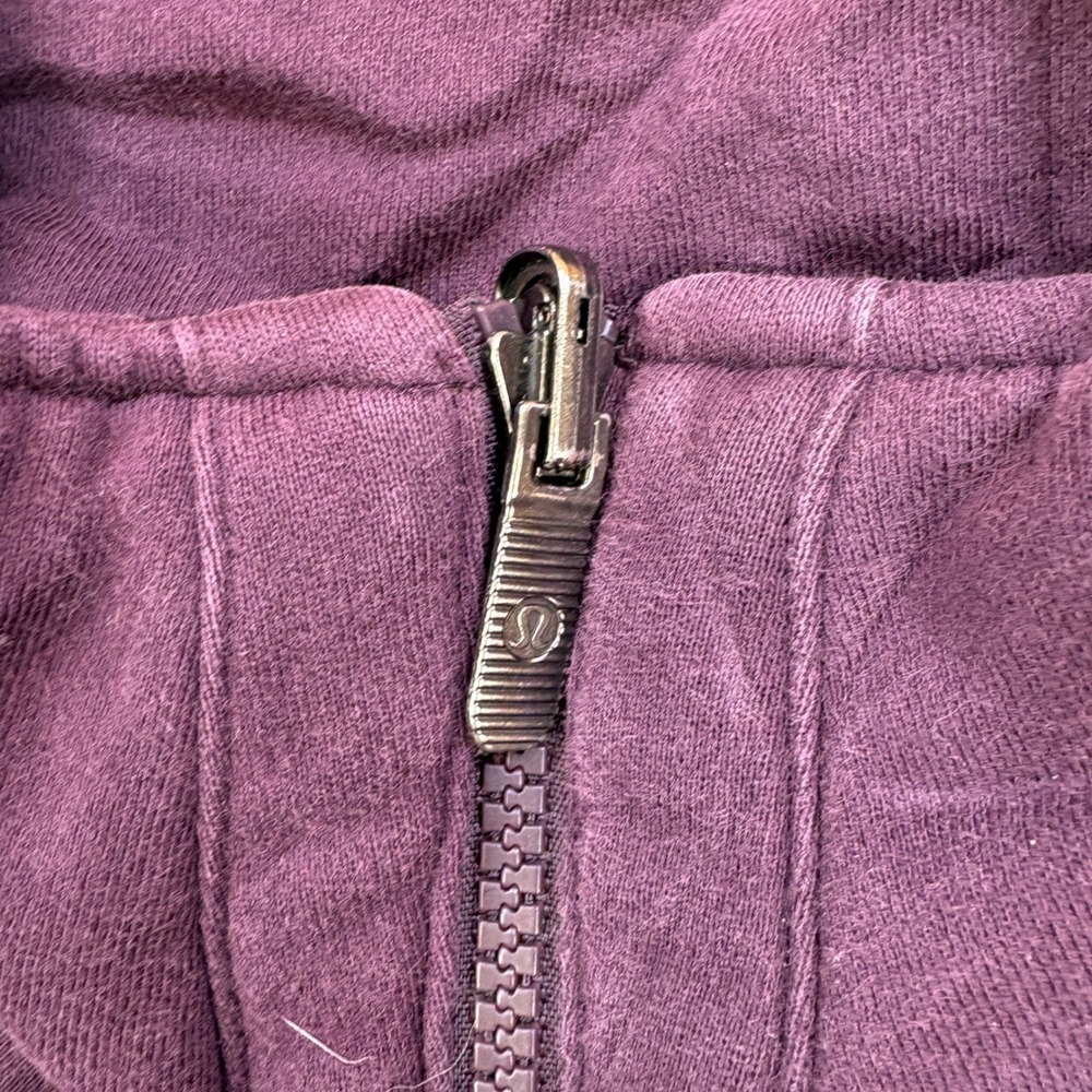 Lululemon Jacket Womens 6 Purple Forever Warm Reversible Quilted Full Zip Yoga - Picture 2 of 12